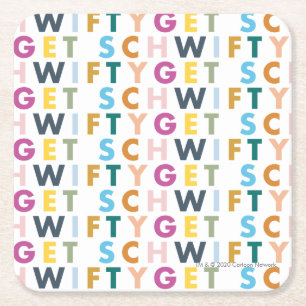 RICK UND MEHR™  Get Schwifty Rechteckiger Pappuntersetzer