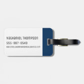 RICK UND MEHR™| Goodbye Mooners Gepäckanhänger (Rückseite horizontal)