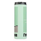 RICK UND MEHR™| Ich komme aus dem Weltraum Thermosbecher (Rückseite)