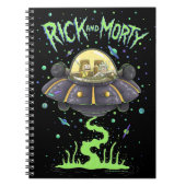 RICK UND MEHR™| Illustrierter Raumflug Notizblock (Vorderseite)