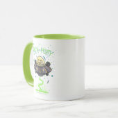 RICK UND MEHR™| Illustrierter Raumflug Tasse (Vorderseite Links)