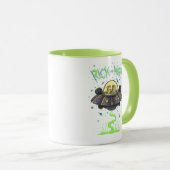RICK UND MEHR™| Illustrierter Raumflug Tasse (VorderseiteRechts)