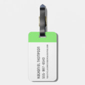 RICK UND MEHR™| In die saure Mehrwertsteuer fallen Gepäckanhänger (Rückseite vertikal)