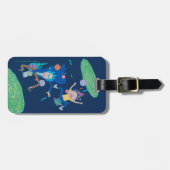 RICK UND MEHR™| Infizierte Portal-Spur Gepäckanhänger (Vorderseite horizontal)