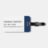 RICK UND MEHR™| Infizierte Portal-Spur Gepäckanhänger (Rückseite horizontal)