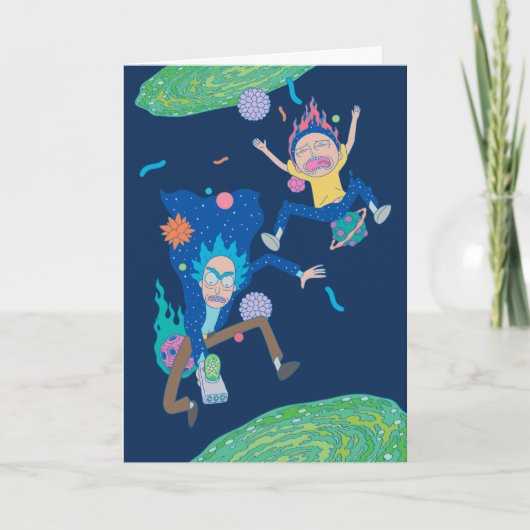 RICK UND MEHR™| Infizierte Portal-Spur Karte (Vorderseite)