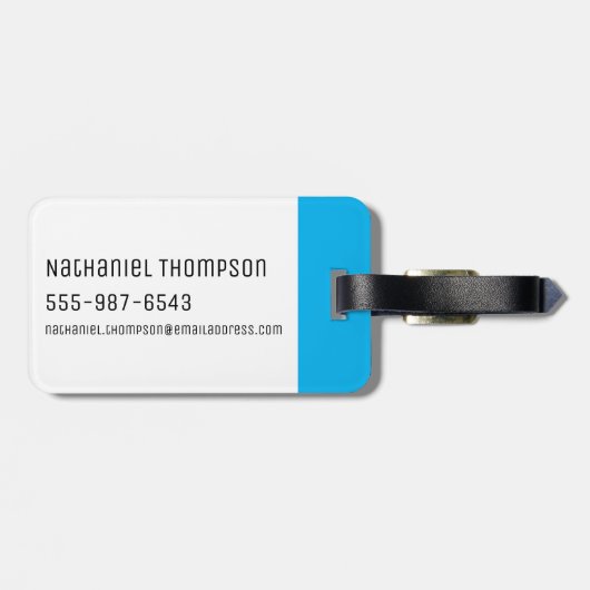 RICK UND MEHR™| Ja Gepäckanhänger (Rückseite horizontal)