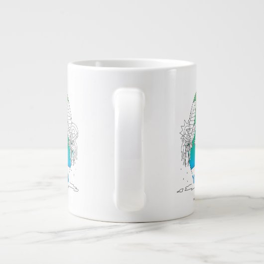 RICK UND MEHR™| Ja Jumbo-Tasse (Rückseite)