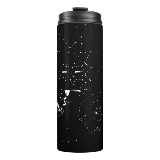 RICK UND MEHR™| Konstellationen Thermosbecher (Vorderseite)