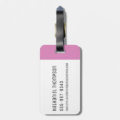 RICK UND MEHR™| MEINE APP NICHT ENTWICKELN GEPÄCKANHÄNGER (Rückseite vertikal)