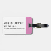 RICK UND MEHR™| MEINE APP NICHT ENTWICKELN GEPÄCKANHÄNGER (Rückseite horizontal)