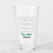 RICK UND MEHR™| MEINE APP NICHT ENTWICKELN GLAS (Rückseite)