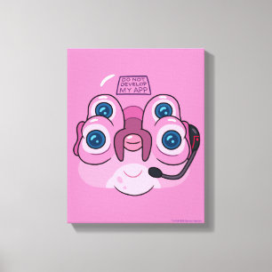 RICK UND MEHR™  MEINE APP NICHT ENTWICKELN LEINWANDDRUCK