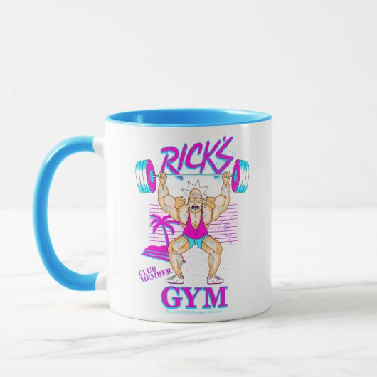 RICK UND MEHR™| Mitglied des Rick's Gym Club Tasse (Links)
