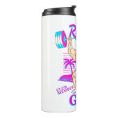 RICK UND MEHR™| Mitglied des Rick's Gym Club Thermosbecher (Nach links gedreht)