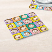 RICK UND MEHR™| Morty's Moods Rechteckiger Pappuntersetzer (angewinkelt)