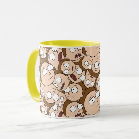 RICK UND MEHR™| Morty's Moods Tasse (Vorderseite Links)