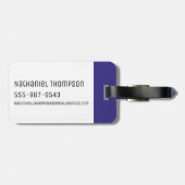 RICK UND MEHR™| Muster der infizierten Zellen Gepäckanhänger (Rückseite horizontal)