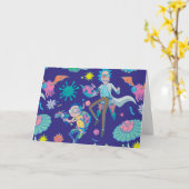 RICK UND MEHR™| Muster der infizierten Zellen Karte (Gelbe Blume)