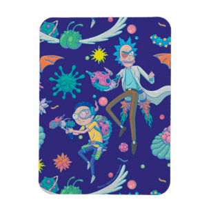 RICK UND MEHR™  Muster der infizierten Zellen Magnet