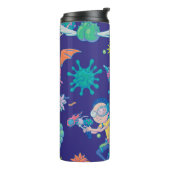 RICK UND MEHR™| Muster der infizierten Zellen Thermosbecher (Nach links gedreht)