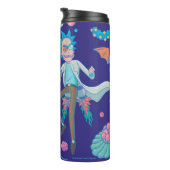 RICK UND MEHR™| Muster der infizierten Zellen Thermosbecher (Nach rechts gedreht)