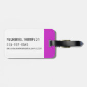 RICK UND MEHR™| Psychedelisches Muster der 3. Sais Gepäckanhänger (Rückseite horizontal)