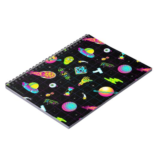 RICK UND MEHR™| Psychedelisches Muster der 3. Sais Notizblock (Linke Seite)