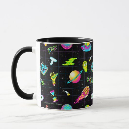 RICK UND MEHR™| Psychedelisches Muster der 3. Sais Tasse (Links)