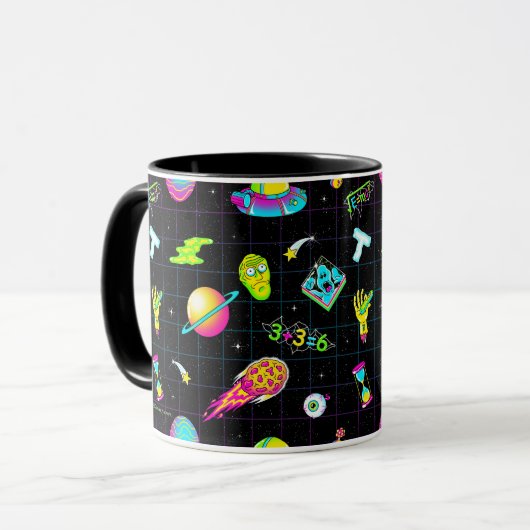 RICK UND MEHR™| Psychedelisches Muster der 3. Sais Tasse (Vorderseite Links)