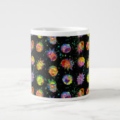 RICK UND MEHR™| Psychedelisches Wirbelmuster Jumbo-Tasse (Vorderseite)