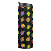 RICK UND MEHR™| Psychedelisches Wirbelmuster Thermosbecher (Nach rechts gedreht)