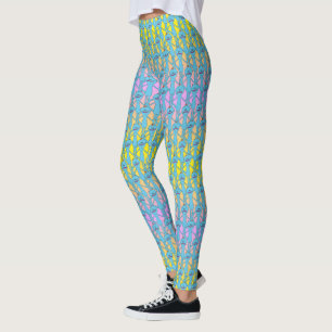 RICK UND MEHR™  Rainbow Herr Meeseeks Pattern Leggings