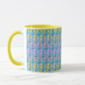 RICK UND MEHR™| Rainbow Herr Meeseeks Pattern Tasse (Links)