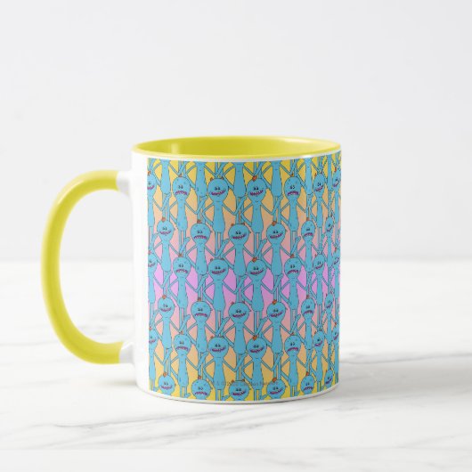 RICK UND MEHR™| Rainbow Herr Meeseeks Pattern Tasse (Links)