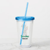 RICK UND MEHR™| Rick, Morty und Sommer Acryltrinkbecher (Rückseite)