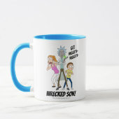 RICK UND MEHR™| Rick, Morty und Sommer Tasse (Links)