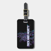 RICK UND MEHR™| Rick und Moral Gepäckanhänger (Vorderseite vertikal)