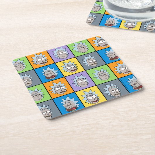 RICK UND MEHR™| Rick's Moods Rechteckiger Pappuntersetzer (angewinkelt)