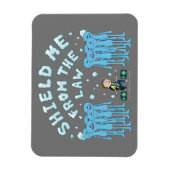 RICK UND MEHR™| Schutz vor dem Gesetz Magnet (Vertikal)