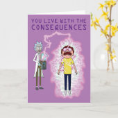 RICK UND MEHR™| Sie leben mit den Folgen Karte (Gelbe Blume)