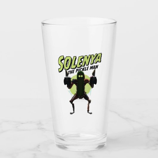 RICK UND MEHR™| Solenya - Der Pickle Man Glas (Vorderseite)