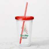 RICK UND MEHR™| Space Beth Defiant Crew Acryltrinkbecher (Rückseite)