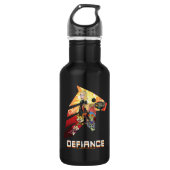 RICK UND MEHR™| Space Beth Defiant Crew Edelstahlflasche (Vorderseite)