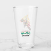 RICK UND MEHR™| Space Beth Defiant Crew Glas (Rückseite)