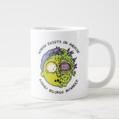 RICK UND MEHR™| Stilisierter Morty Fly Quote Jumbo-Tasse (Rechts)