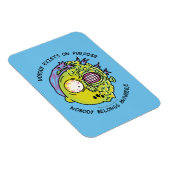 RICK UND MEHR™| Stilisierter Morty Fly Quote Magnet (Rechte Seite)