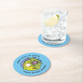 RICK UND MEHR™| Stilisierter Morty Fly Quote Runder Pappuntersetzer (Vor Ort)