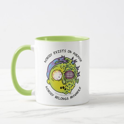 RICK UND MEHR™| Stilisierter Morty Fly Quote Tasse (Links)