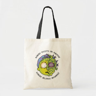 RICK UND MEHR™  Stilisierter Morty Fly Quote Tragetasche